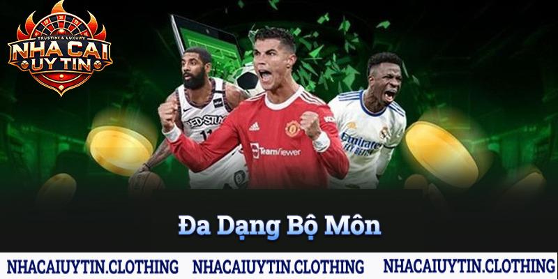 Sảnh hội tụ đa dạng các bộ môn thể thao đáp ứng tối đa nhu cầu của bet thủ